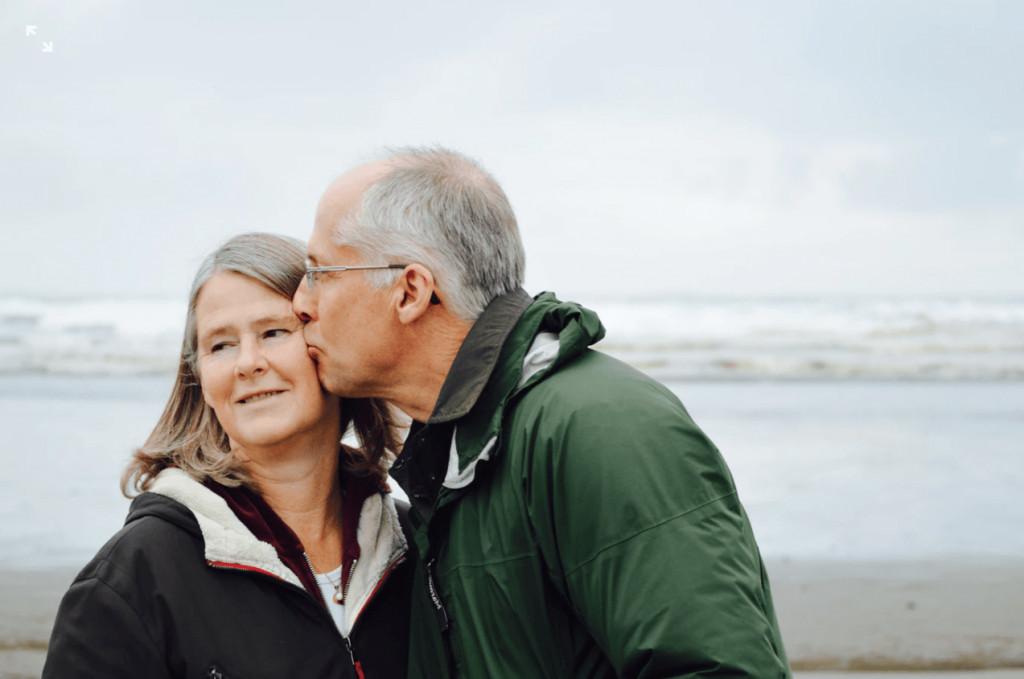 elderly couple