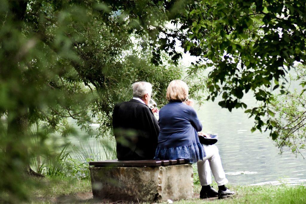 elderly couple